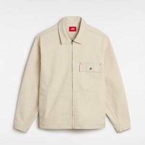 Vans Skate Garage Jacket Natural Denim Cream / White Men's Size XXL NEW RARE